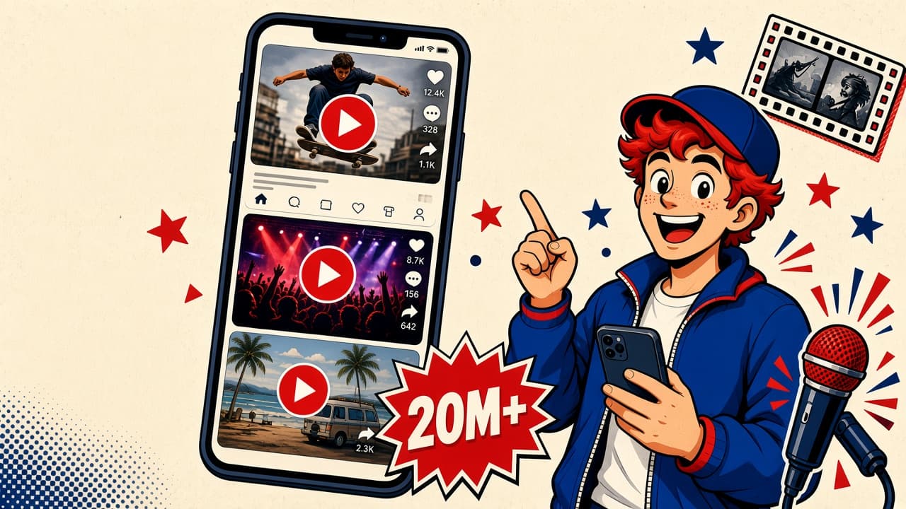 Joe's Friends — we run your social. 20M+ views.