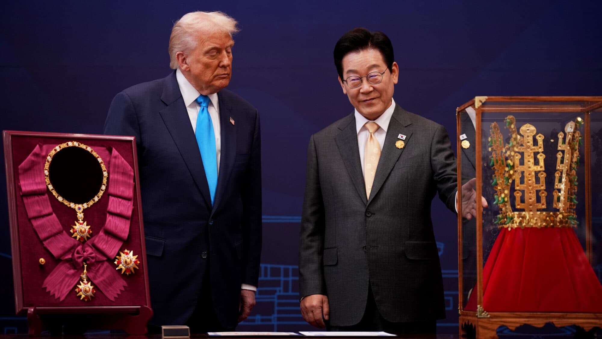 Trump Gets a Gold Medal, a Crown, and Maybe $350 Billion