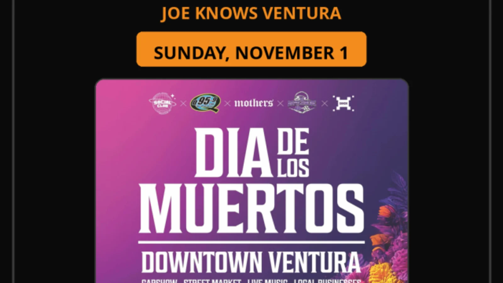 Día de los Muertos Takes Over Downtown Ventura Nov. 1