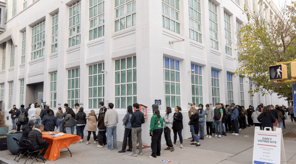 NYC Early Voting Smashes Records, And Gets Younger